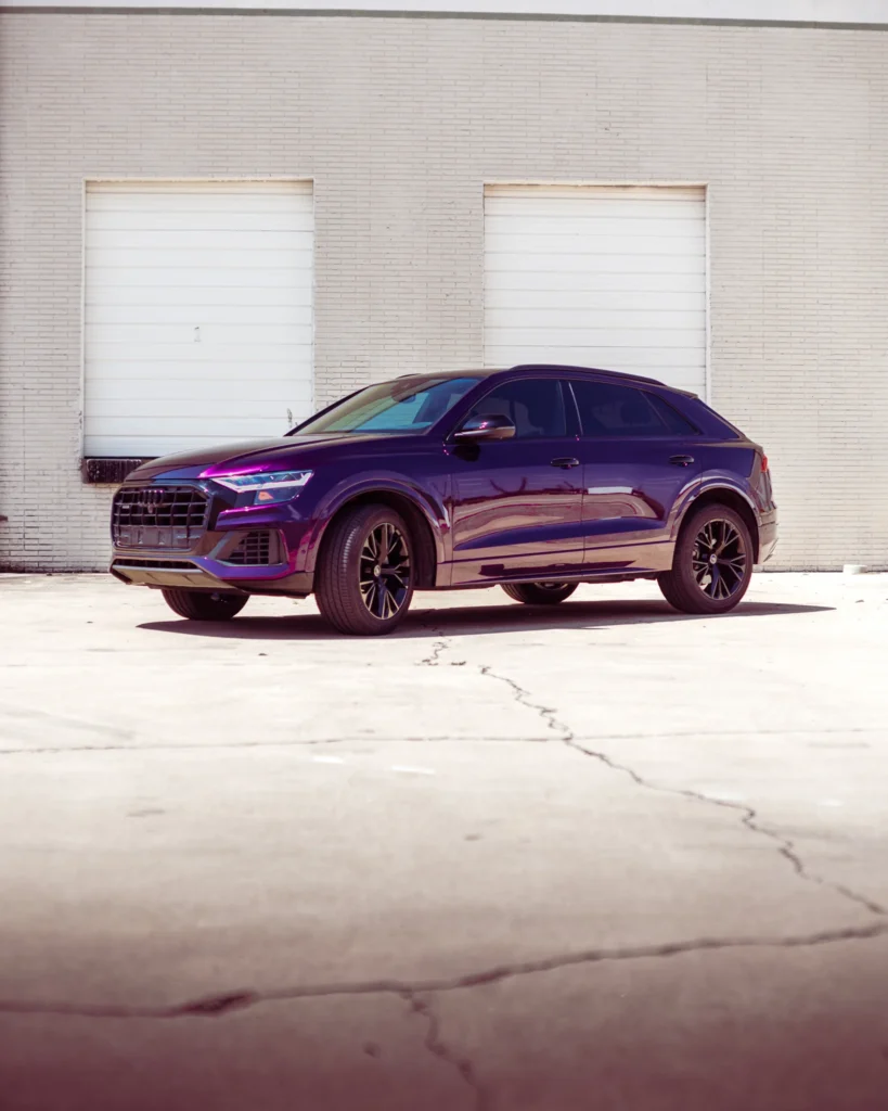 Vehicle vinyl wrap installation process